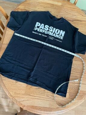 Passion Performance Black Graphic Tee